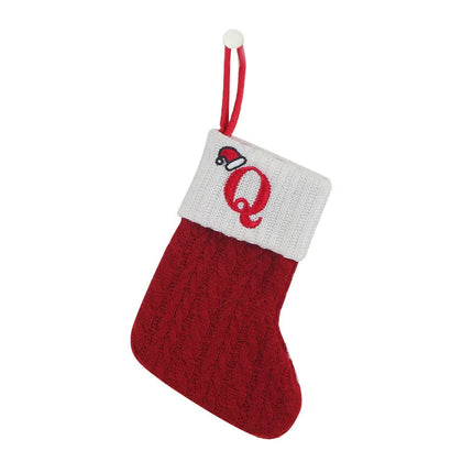 Chaussettes Alphabet Ogo Décorations de Noël Ornements d'Arbre