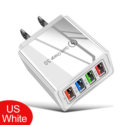 Chargeur 4 Ports USB - Rapidité +