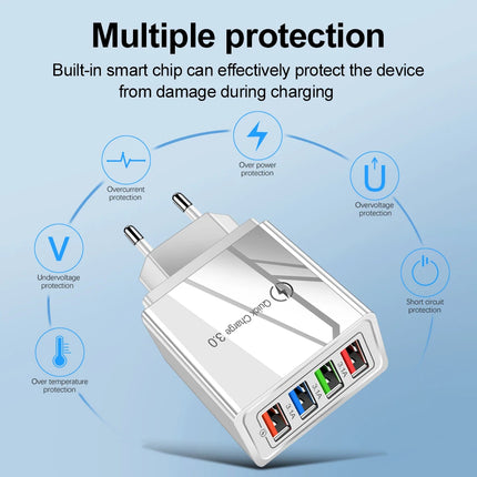 Chargeur 4 Ports USB - Rapidité +