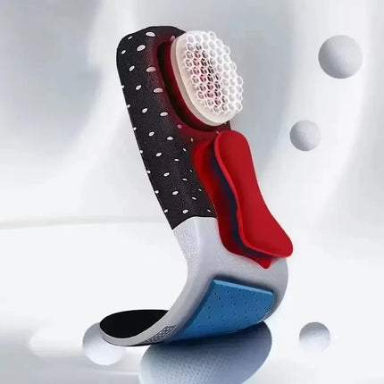 Semelles Orthopédiques Découpables en Silicone – Confort Sportif et Mousse à Mémoire de Forme