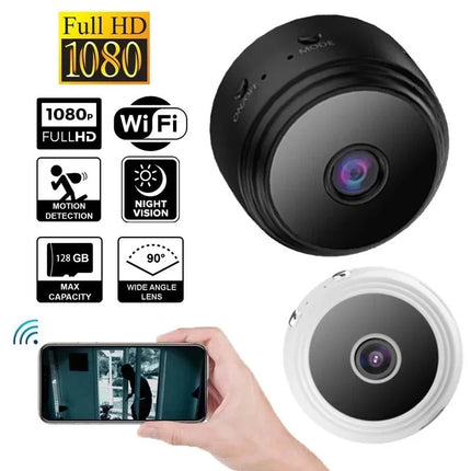 Mini caméra Wifi grand angle + Carte 32 Go