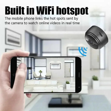 Mini caméra Wifi grand angle + Carte 32 Go