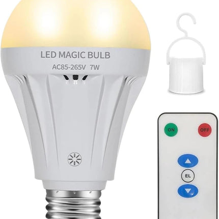 Ampoule LED Rechargeable avec Télécommande