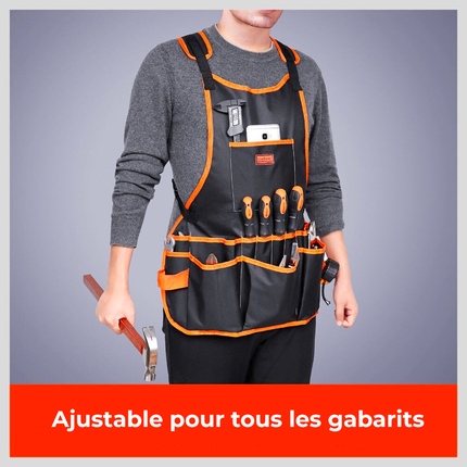 Tablier de bricolage ajustable