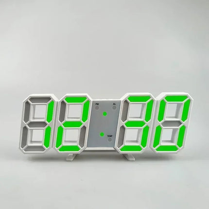 Horloge LED 3D Design - Réveil Digital Intelligent pour un Intérieur Moderne