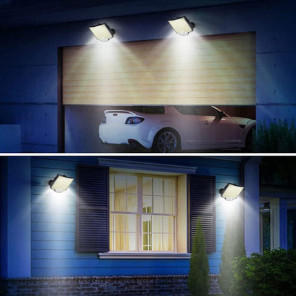 Applique murale 106 LED avec panneau solaire indépendant