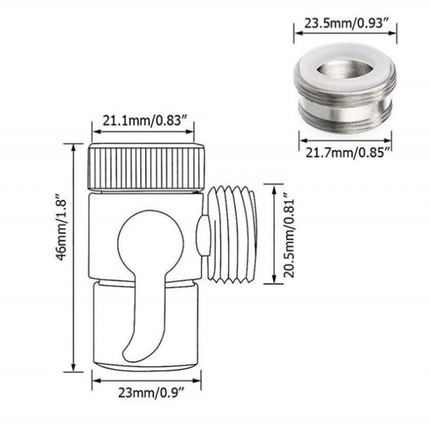 Extension douchette pour lavabo