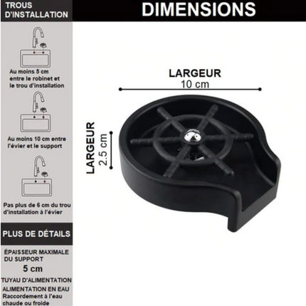 Rinceur de verre automatique