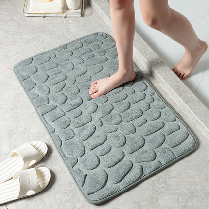 Tapis de bain pavé à mémoire de forme