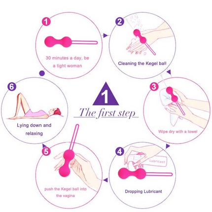 TRIO KEGEL - Kit de boules de Geisha & Vibro