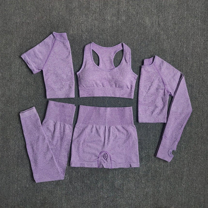 Ensemble de sport 5PCS pour Femme