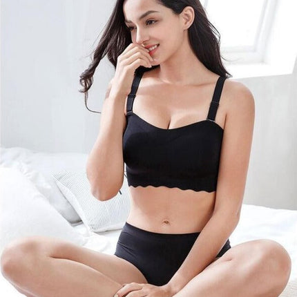 Soutien gorge Bandeau Bretelles Amovibles et Sans armatures