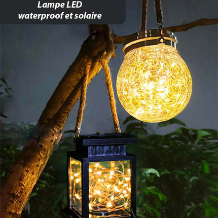 Lampe LED waterproof et solaire