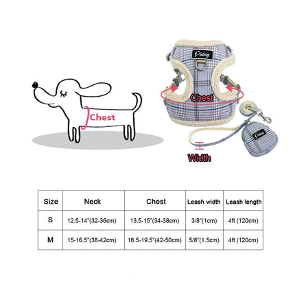 Harnais Fourré Spécial Petit Chien