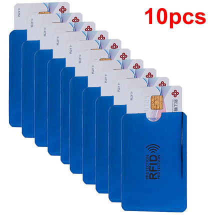 Lot de 10 Étuis de Protection de CB - Anti RFID