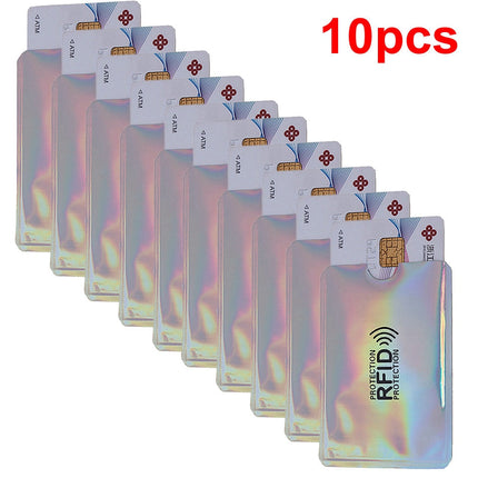 Lot de 10 Étuis de Protection de CB - Anti RFID