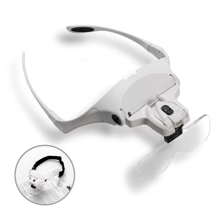 Lunettes loupe de précision avec lampe LED