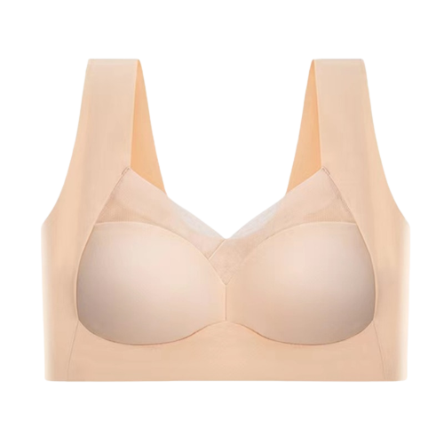 Brassière en soie glacée sans armatures