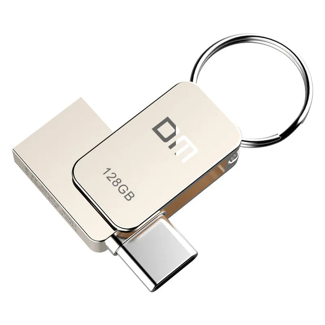 Clé USB Type-C Pliable Porte-Clé - 128 Gb