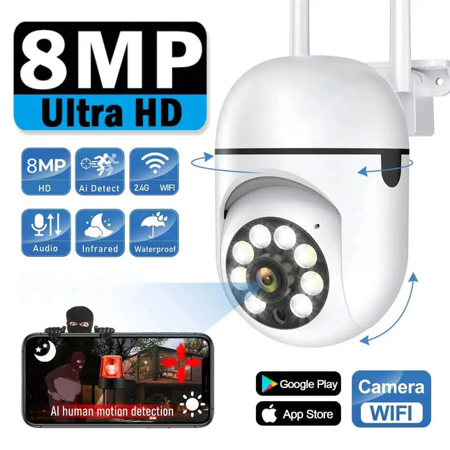 Caméra de Surveillance 8MP Etanche - Extérieur