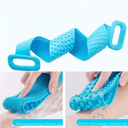 Brosse exfoliante en silicone