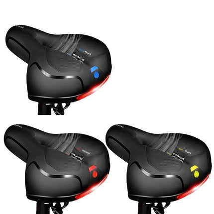 Selle de vélo Confort extrême avec feu arrière intégré