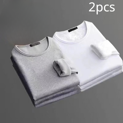 Lot de 2 T-shirts thermiques manches longues Doublure polaire -  Homme