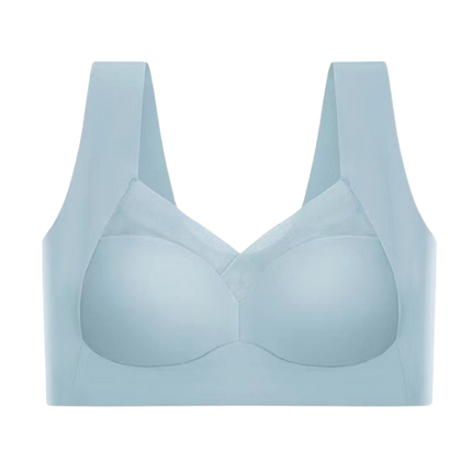 Brassière en soie glacée sans armatures