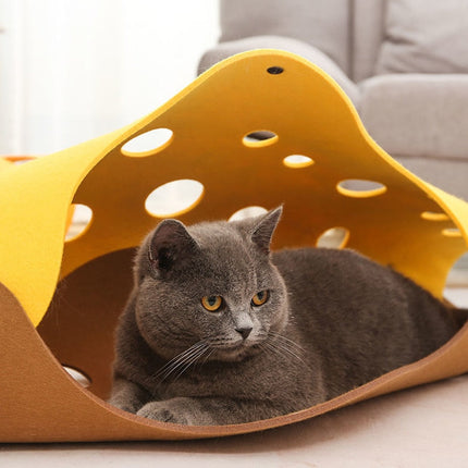 Tunnel pour chat pliable