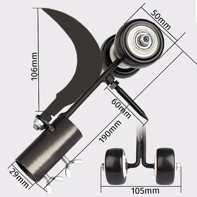 Désherbeur 2 en 1 à Roulettes - Sans Effort