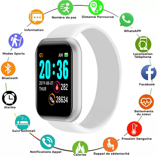 Montre Intelligente Bluetooth