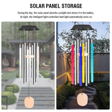 Carillons musicaux alimentés par énergie solaire