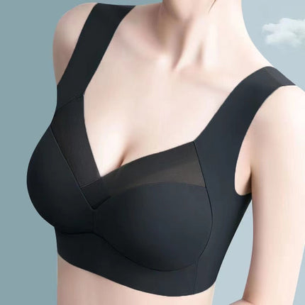 Brassière en soie glacée sans armatures