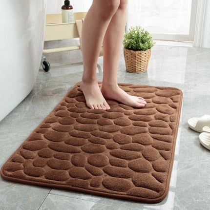 Tapis de bain pavé à mémoire de forme