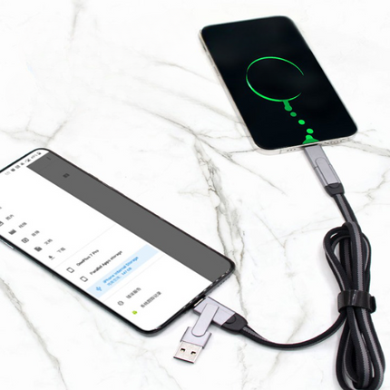 Câble USB 4en1 en métal - Charge Rapide