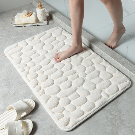 Tapis de bain pavé à mémoire de forme