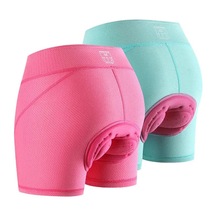 Short de cyclisme rembourré en gel 3D pour femme