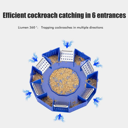 Piège à Cafards réutilisable à 6 portes