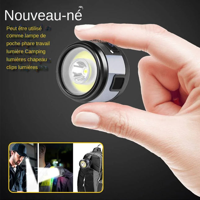 Lampe frontale LED multifonction à clipser