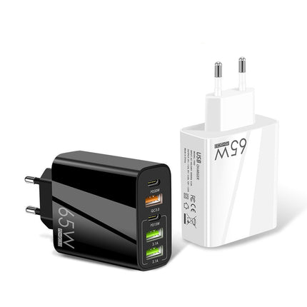 Chargeur rapide 65W 5 en 1 - 3 USB + 2 USB-C