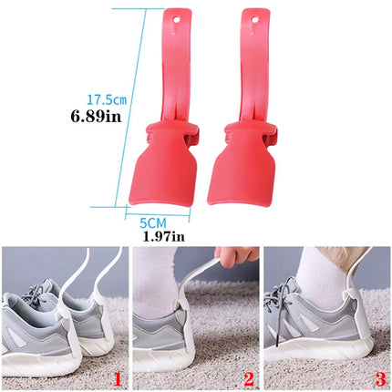 Lot de 2 lève-chaussures portables et paresseux unisexe - 1 + 1 Offerte