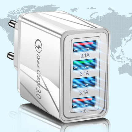 Chargeur 4 Ports USB - Rapidité +