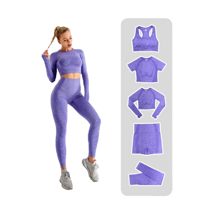 Ensemble de sport 5PCS pour Femme